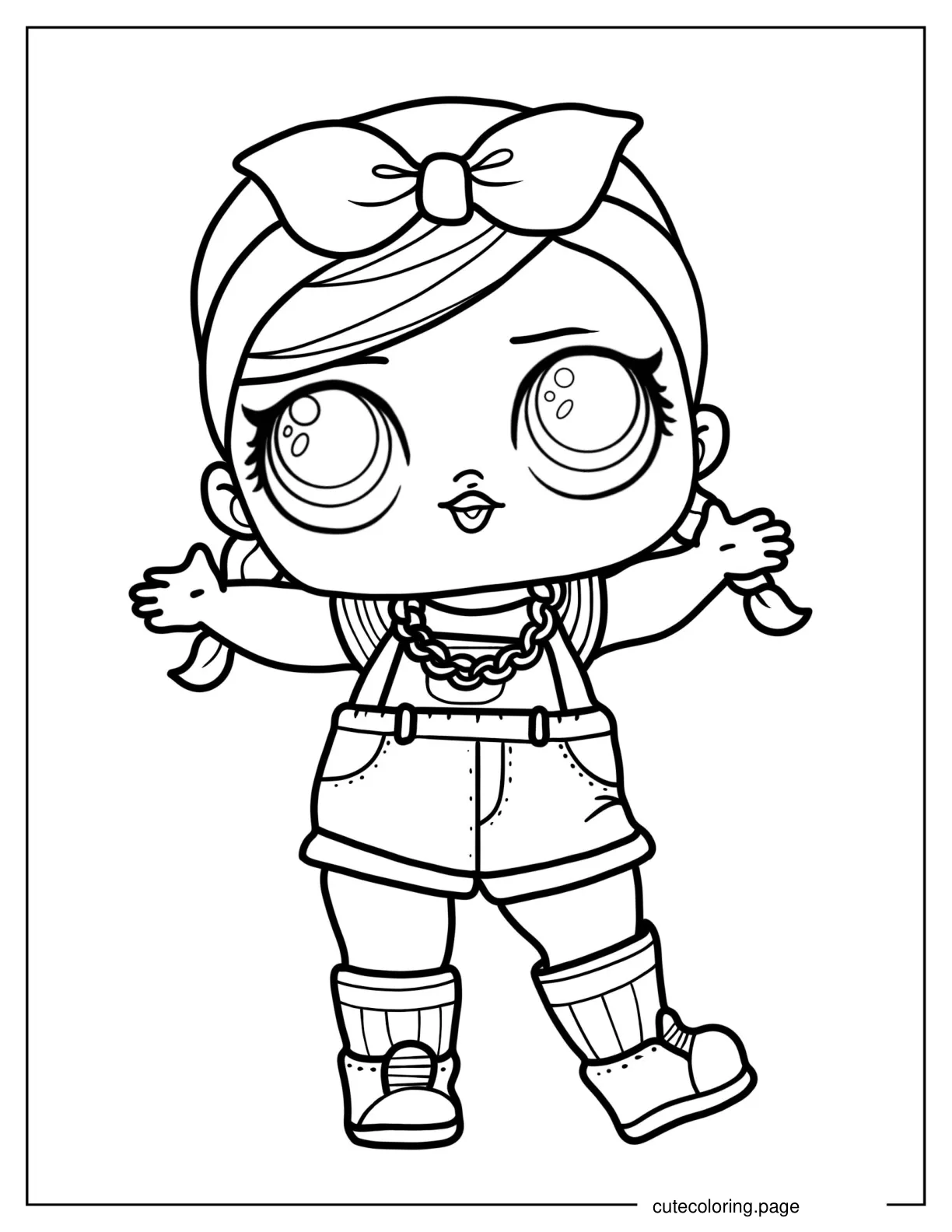 Shorty From Hiphop Club 1 coloring page