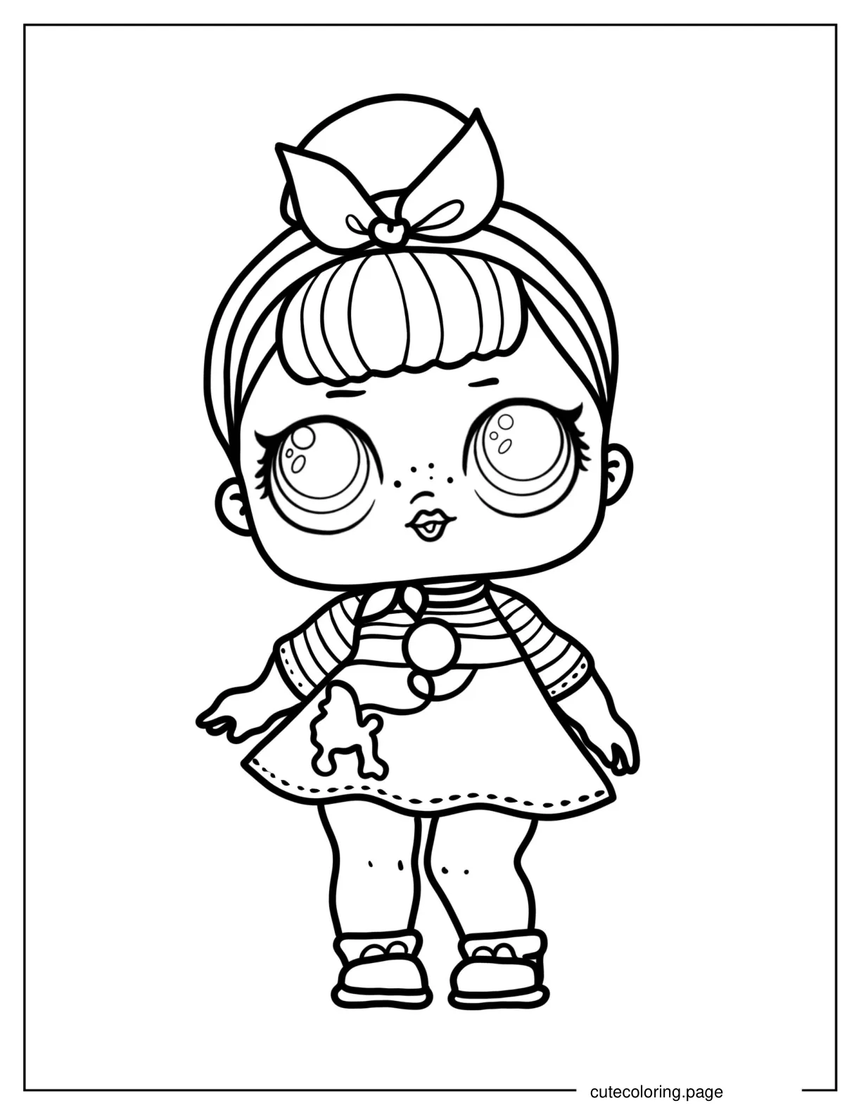 Sis Swing From Dance Club coloring page