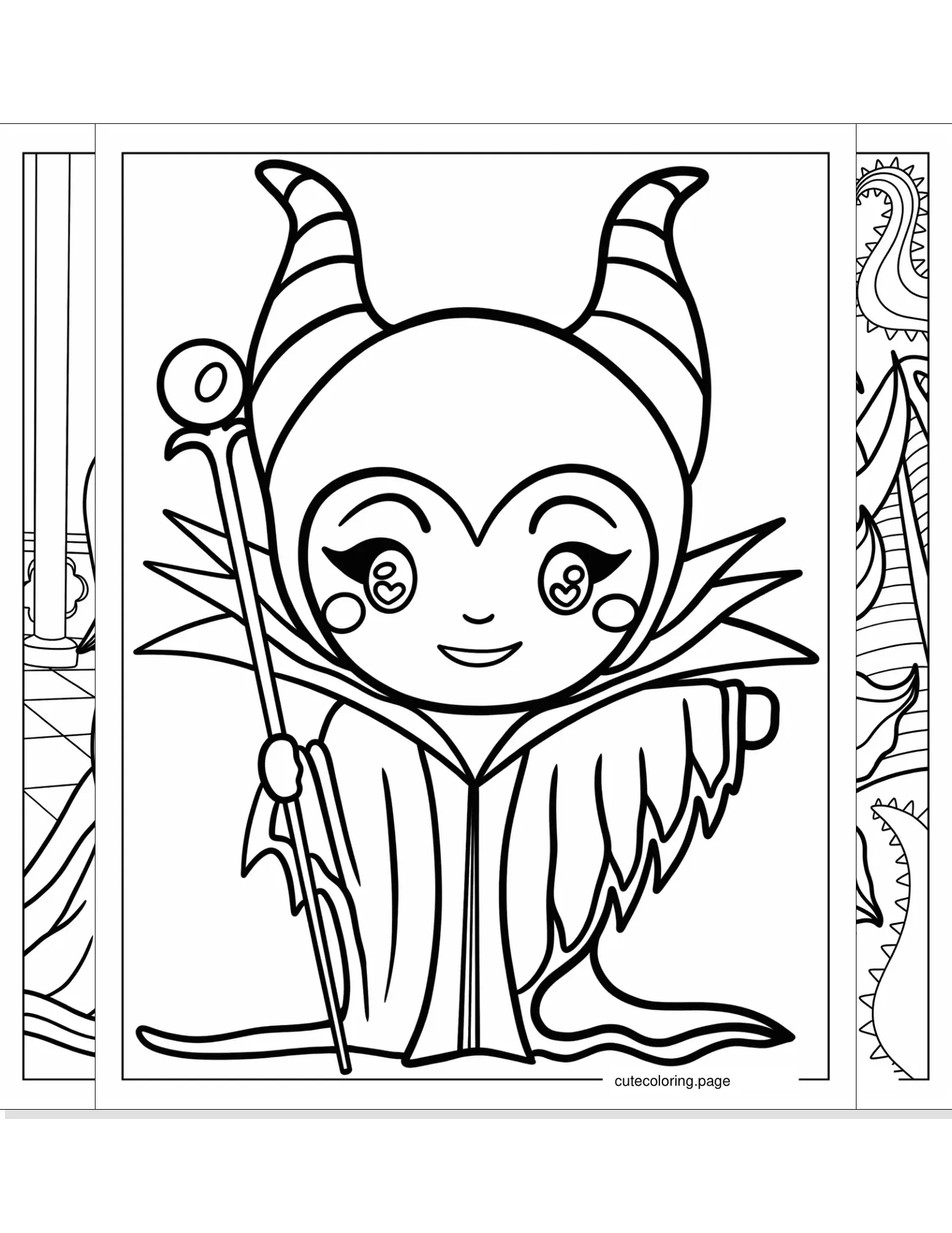 maleficent coloring pages coloring page