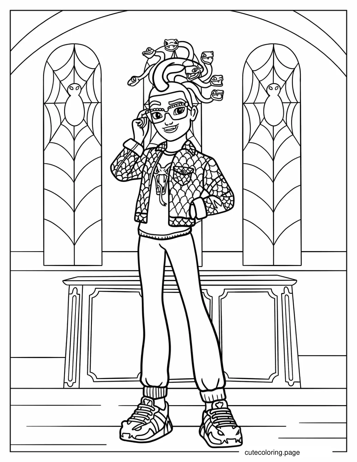 Deuce Gorgon Coloring Page For Kids coloring page