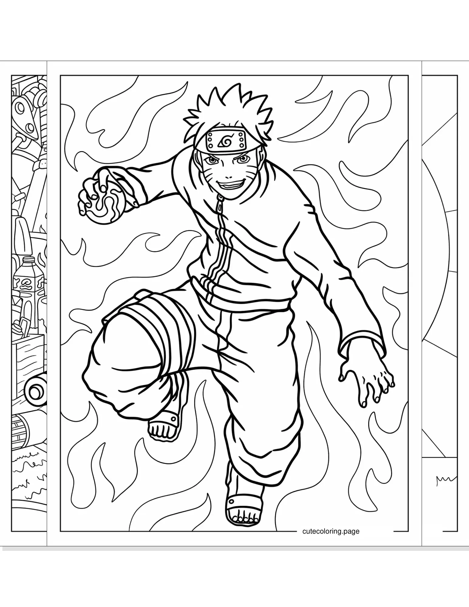 naruto coloring pages coloring page