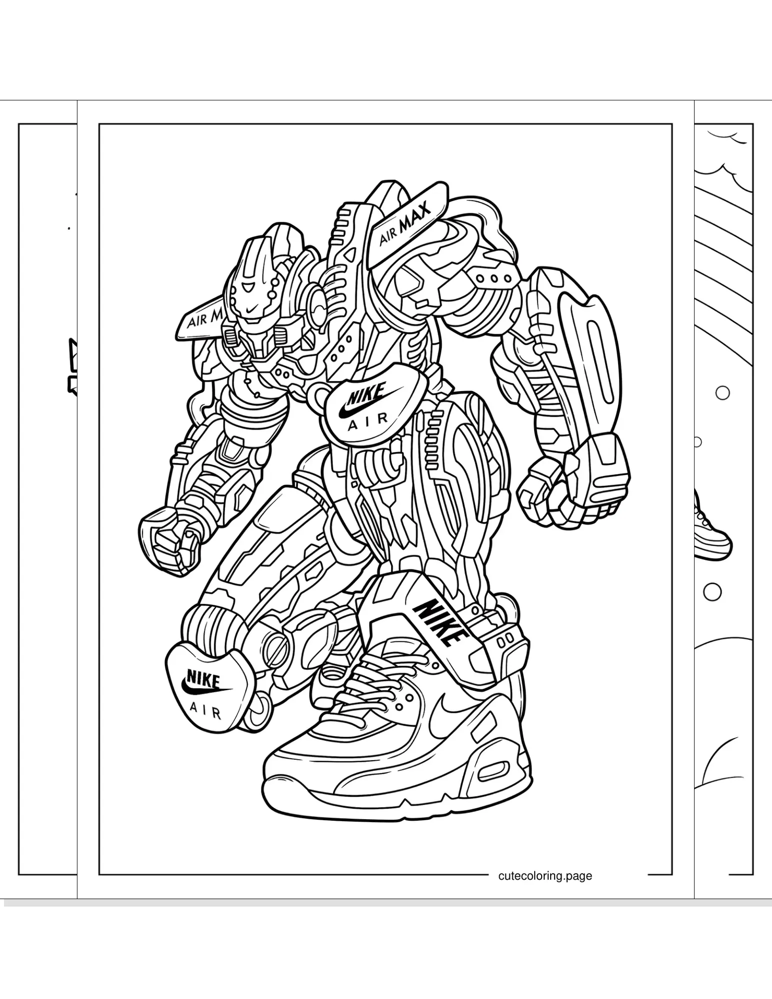 nike coloring pages coloring page