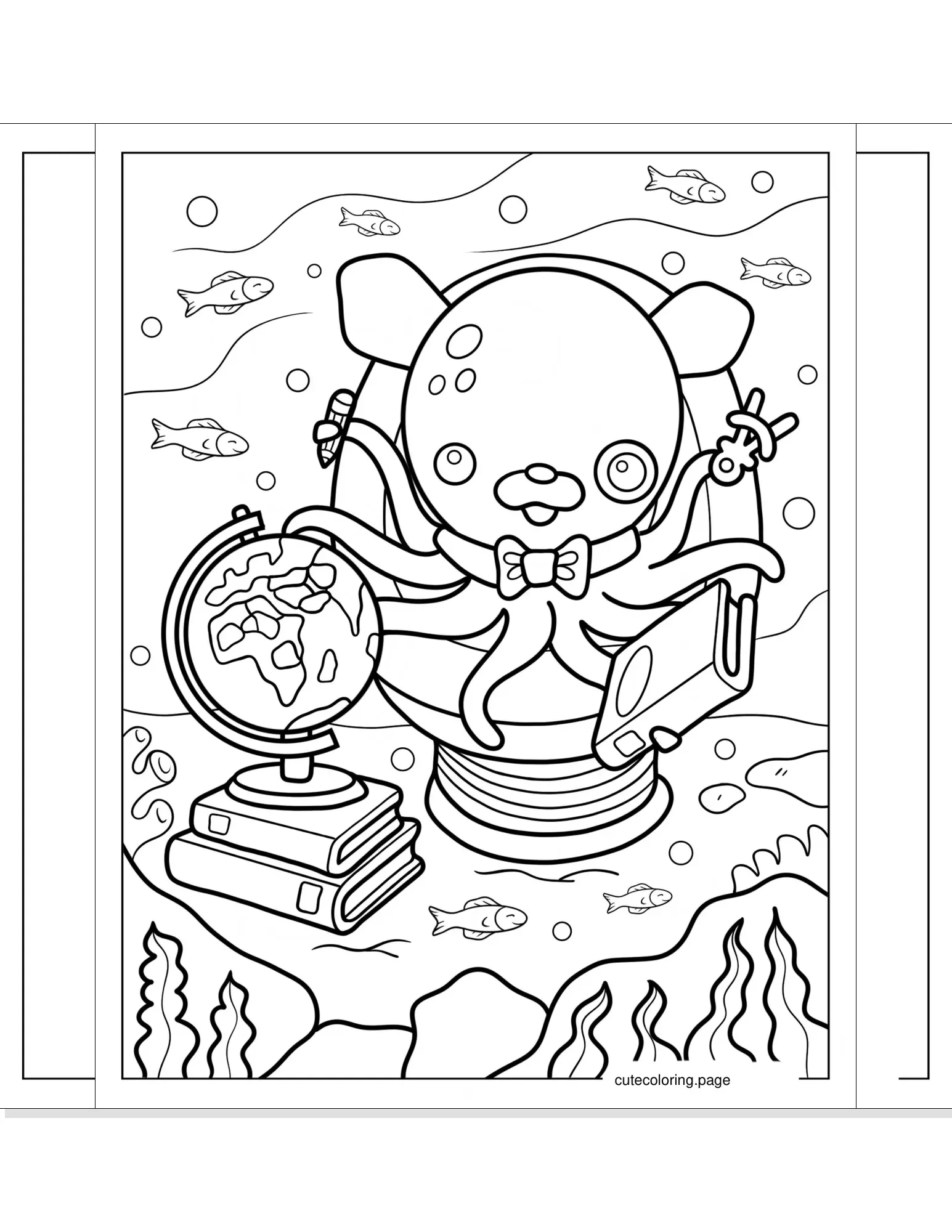 octonauts coloring pages coloring page