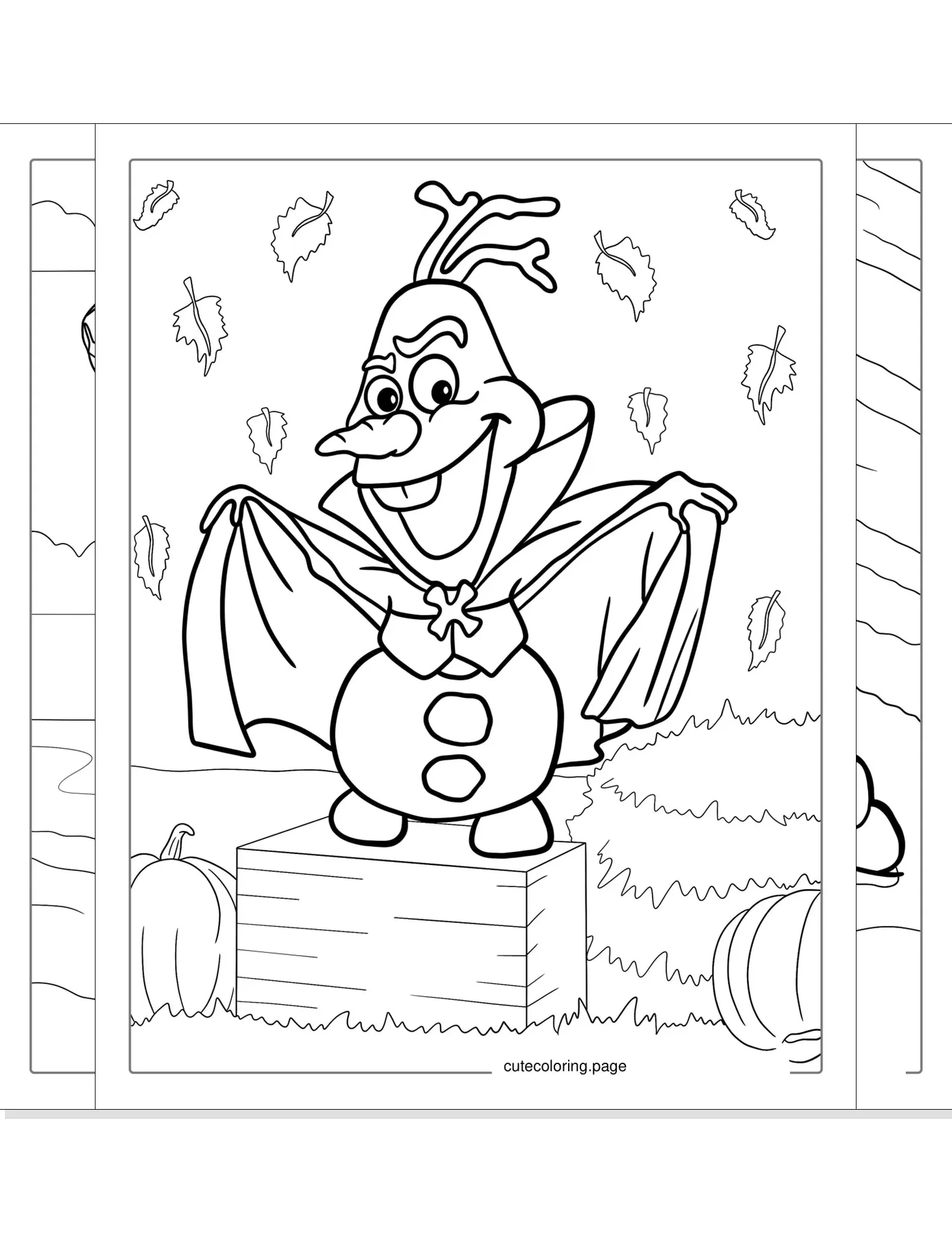 olaf coloring pages coloring page