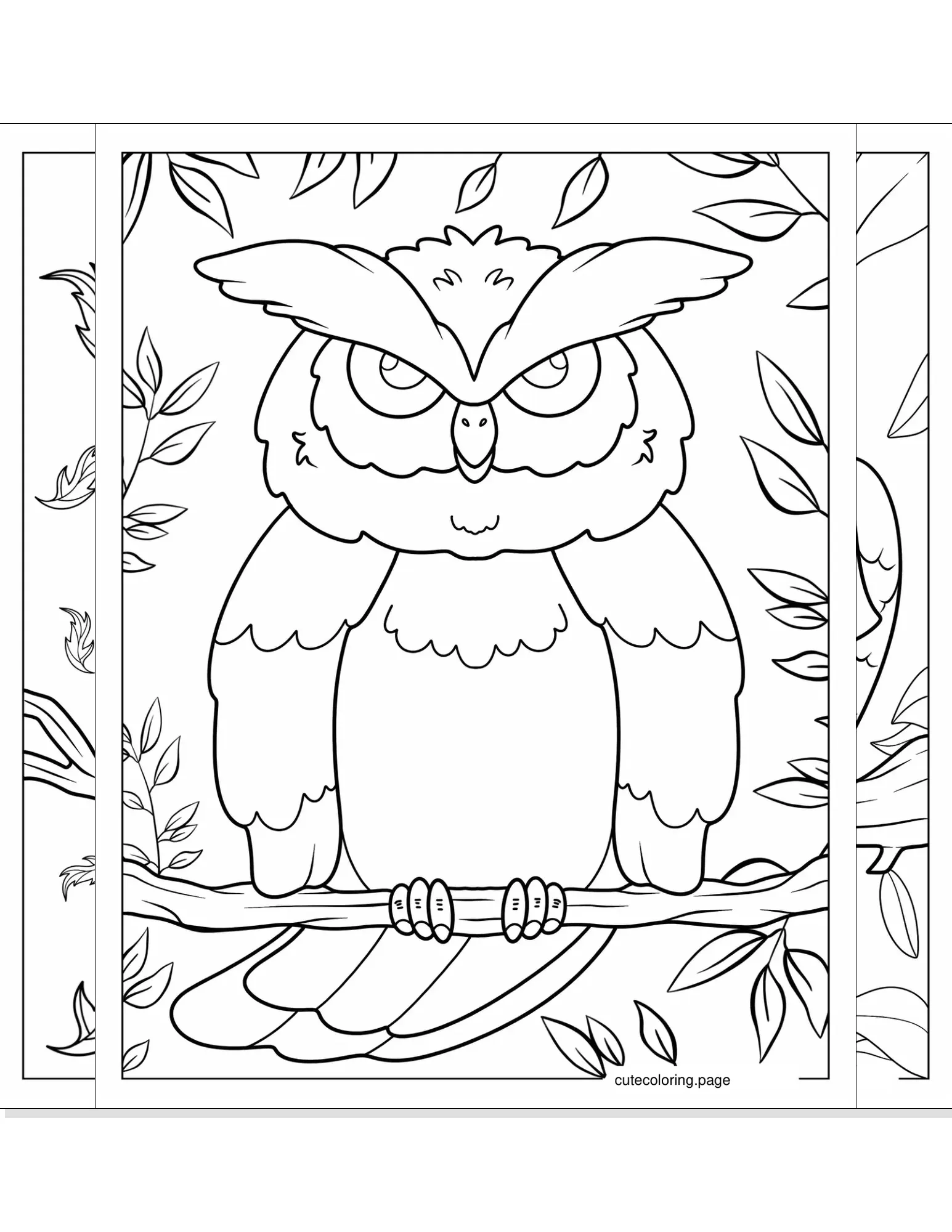 owl coloring pages coloring page