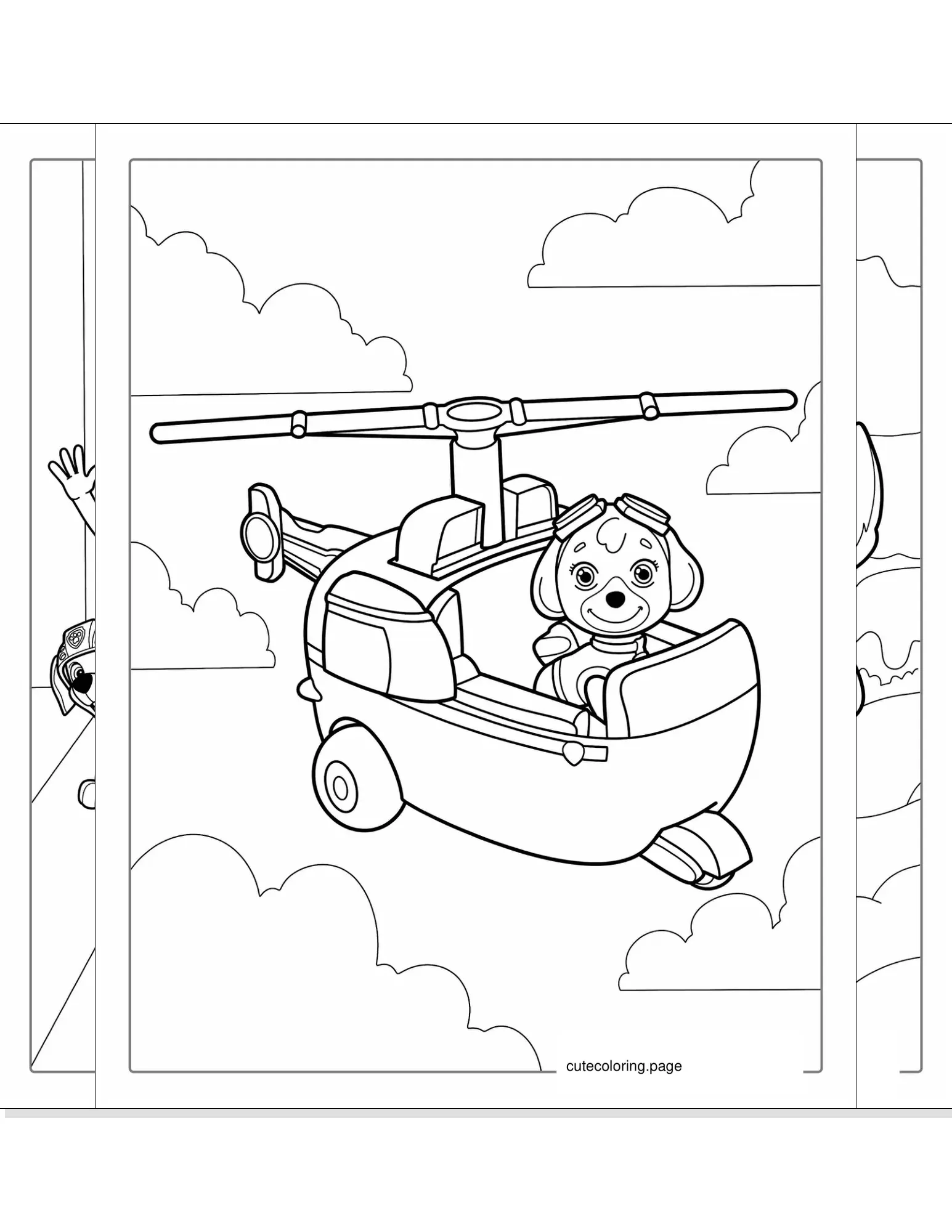 paw patrol coloring pages coloring page