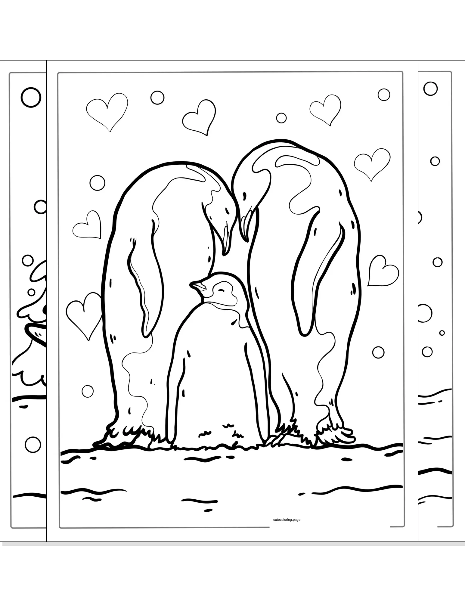 penguin coloring pages coloring page