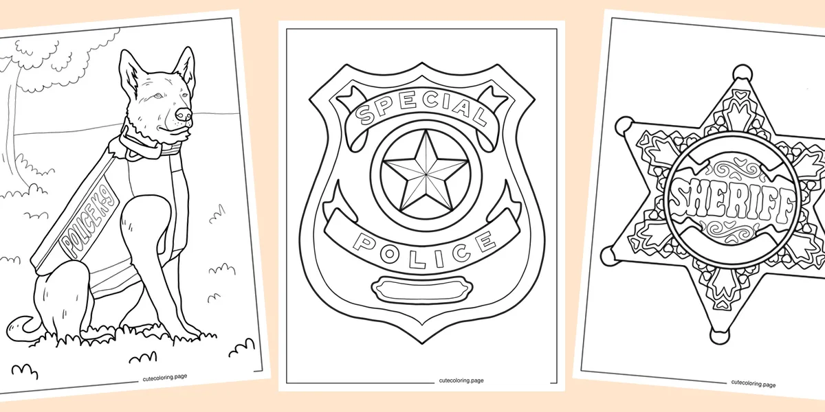 police-coloring-pages