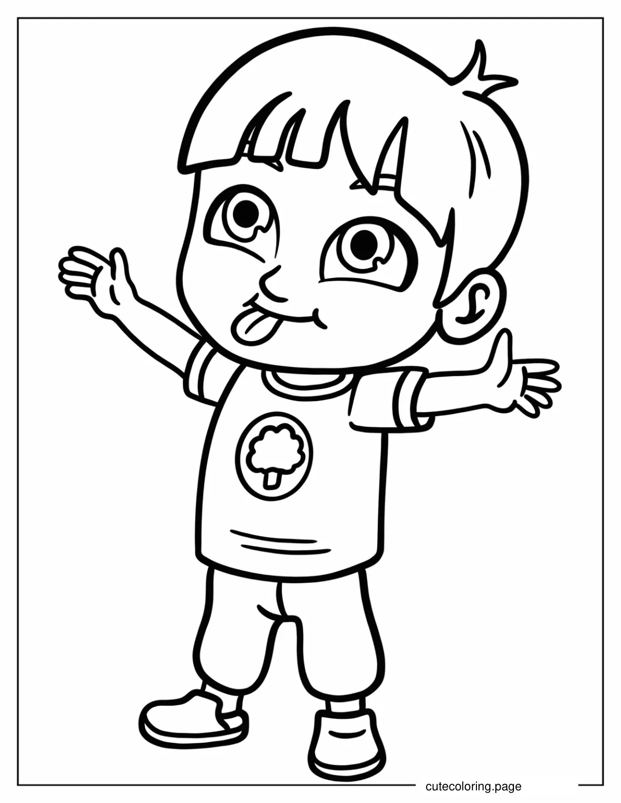 Cute Paxton Pocket Coloring Page For Preschoolers coloring page