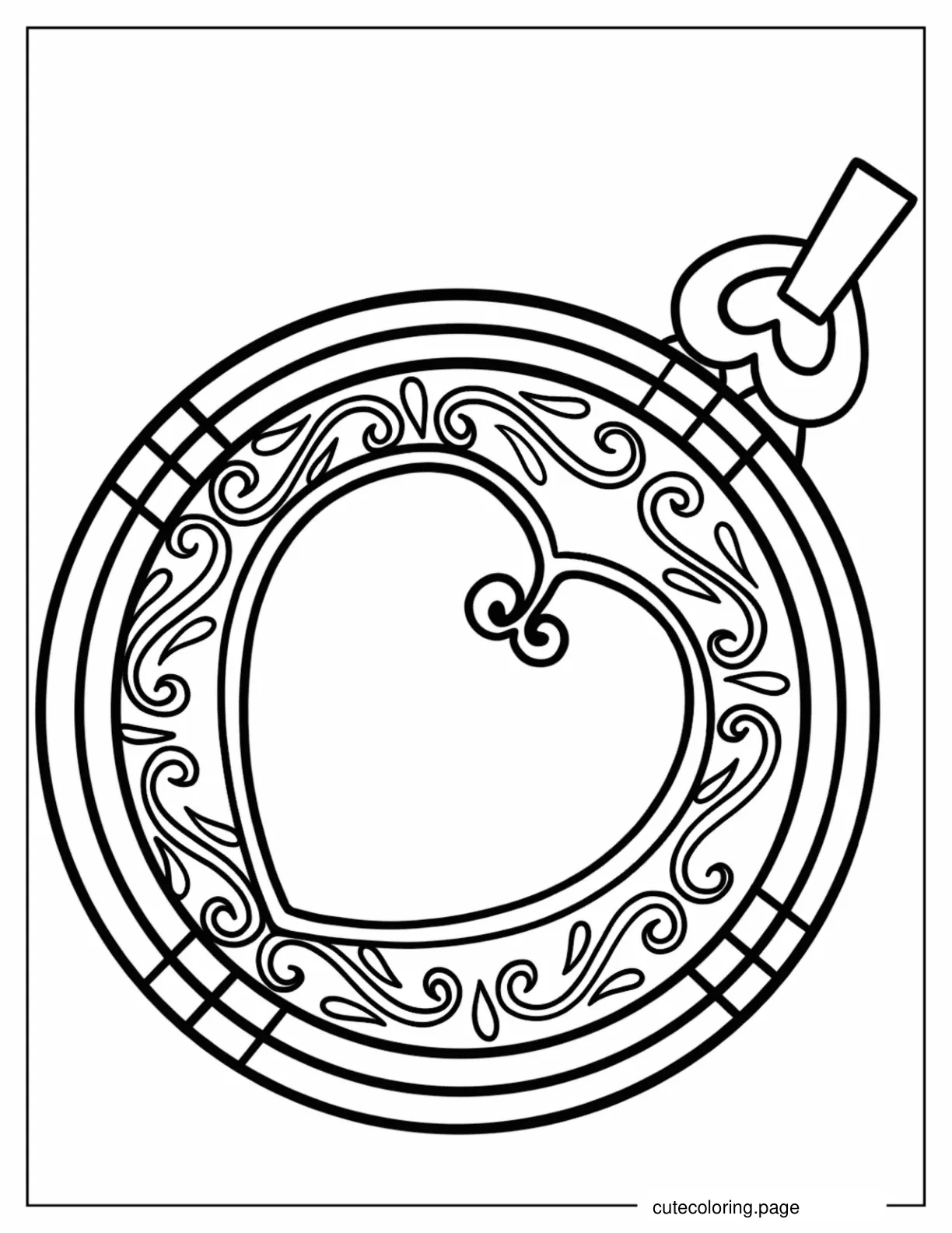 Polly Pocket Locket Coloring Page coloring page