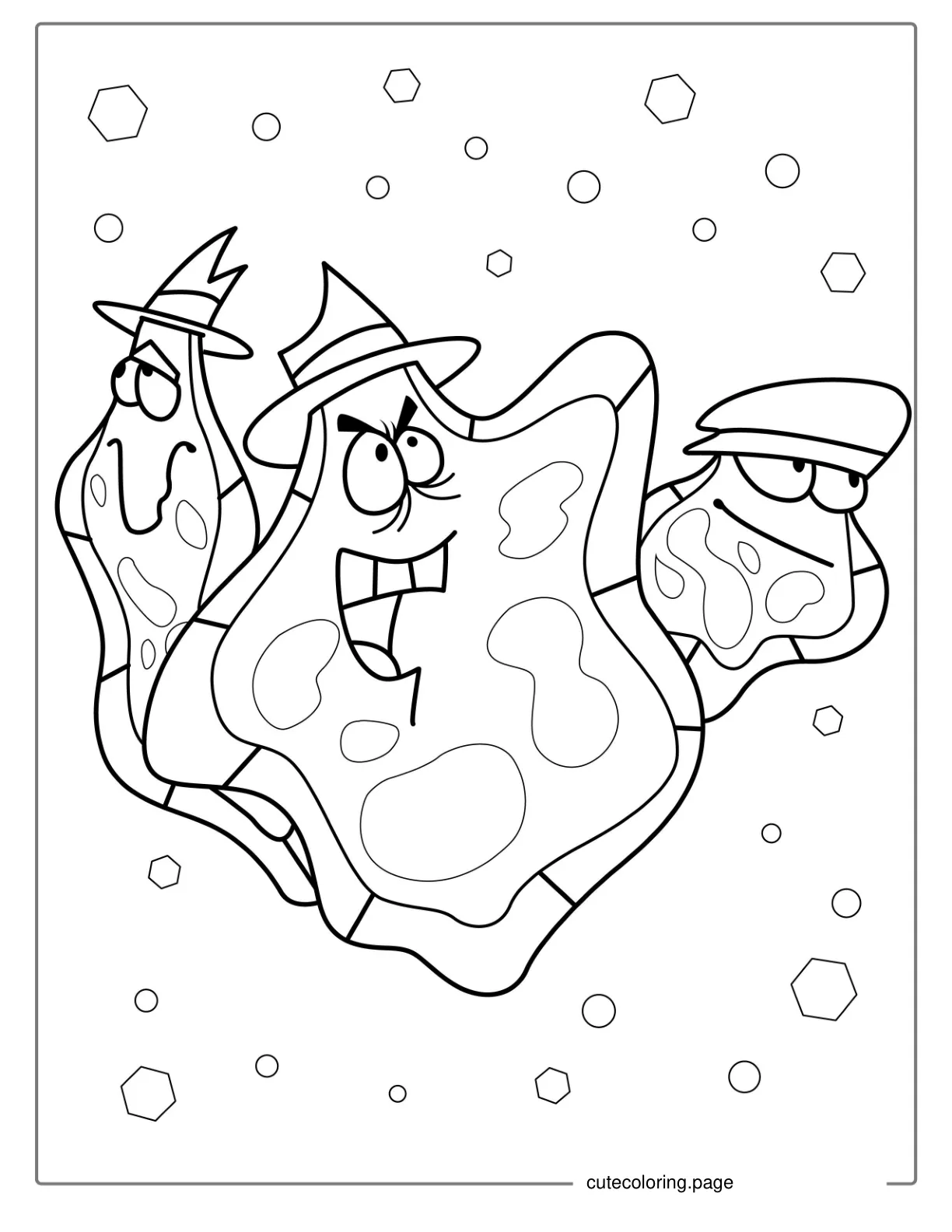 Amoeba Boys From Powerpuff Girls coloring page