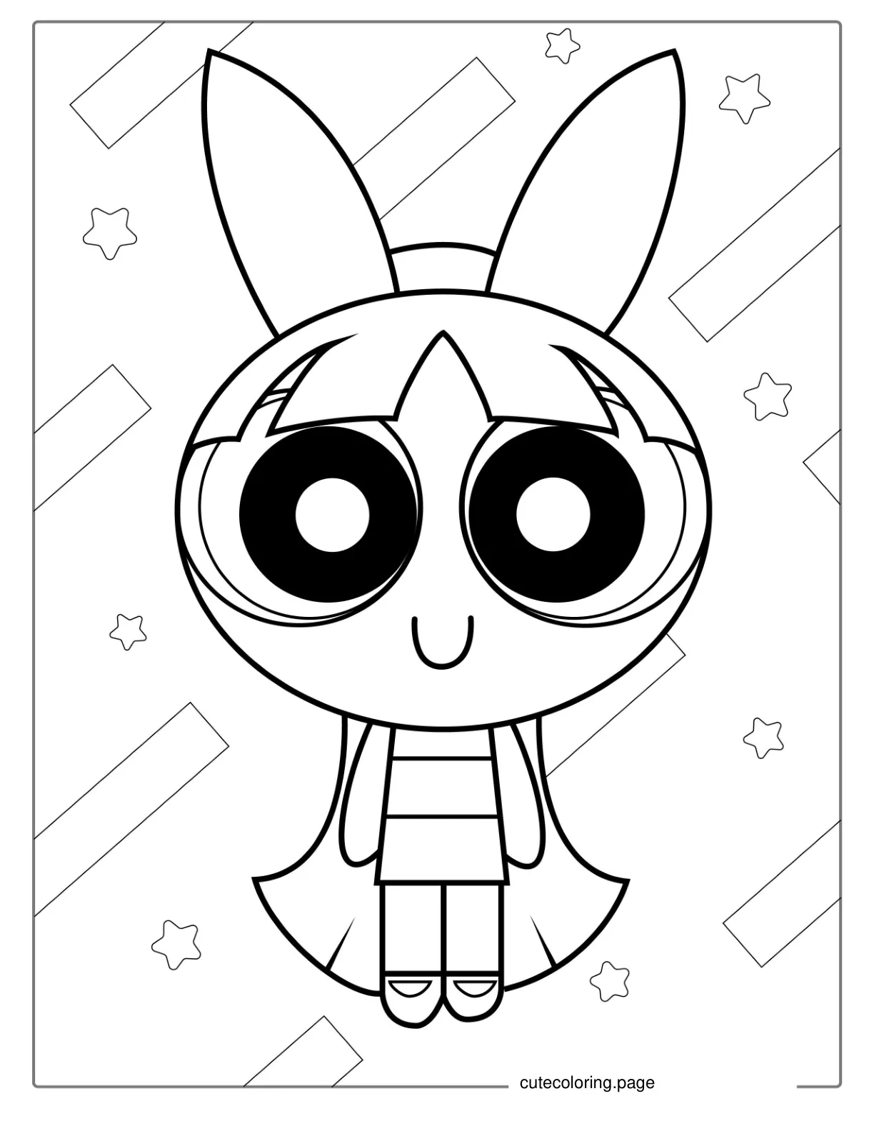 Blossom Coloring Page For Kids coloring page