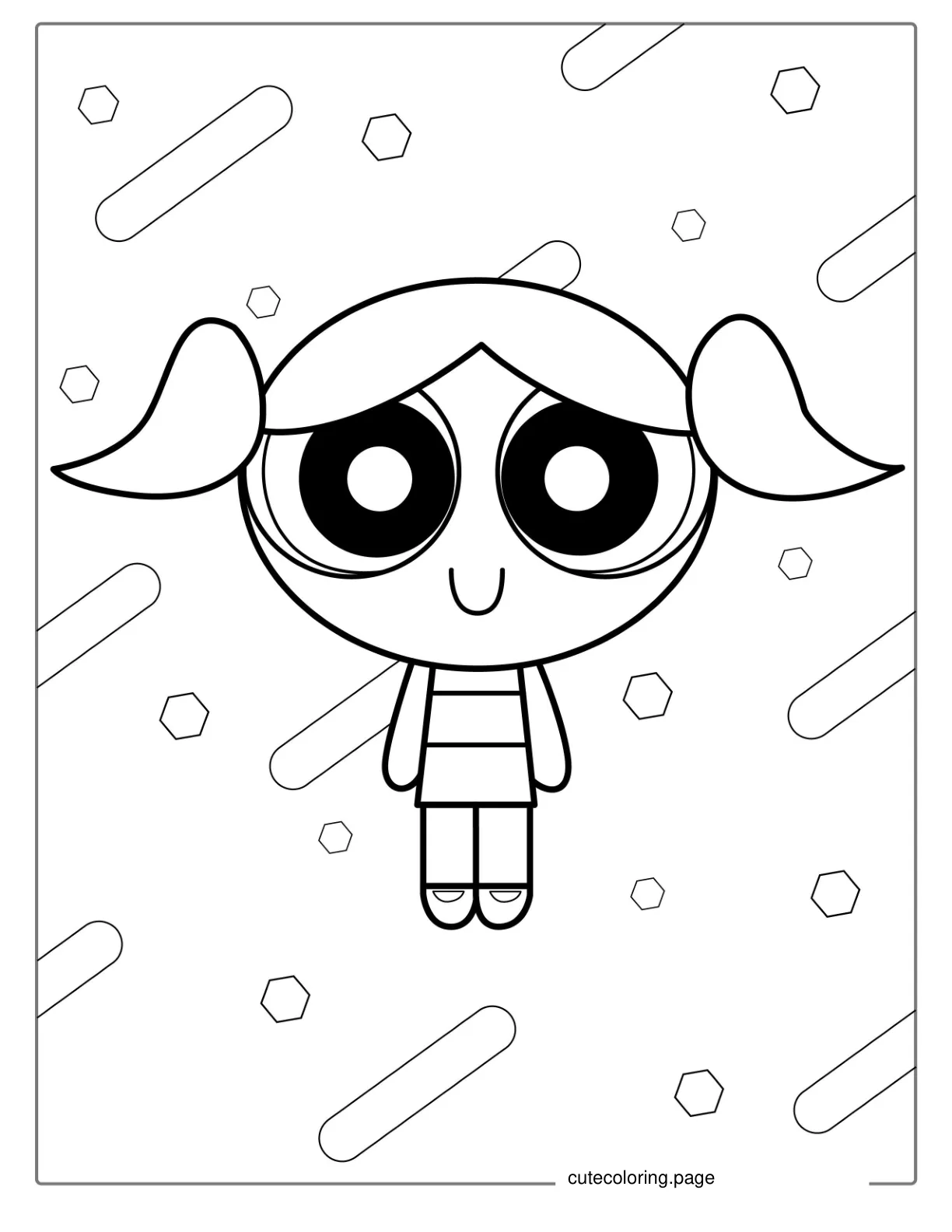 Bubbles Coloring Page For Kids coloring page