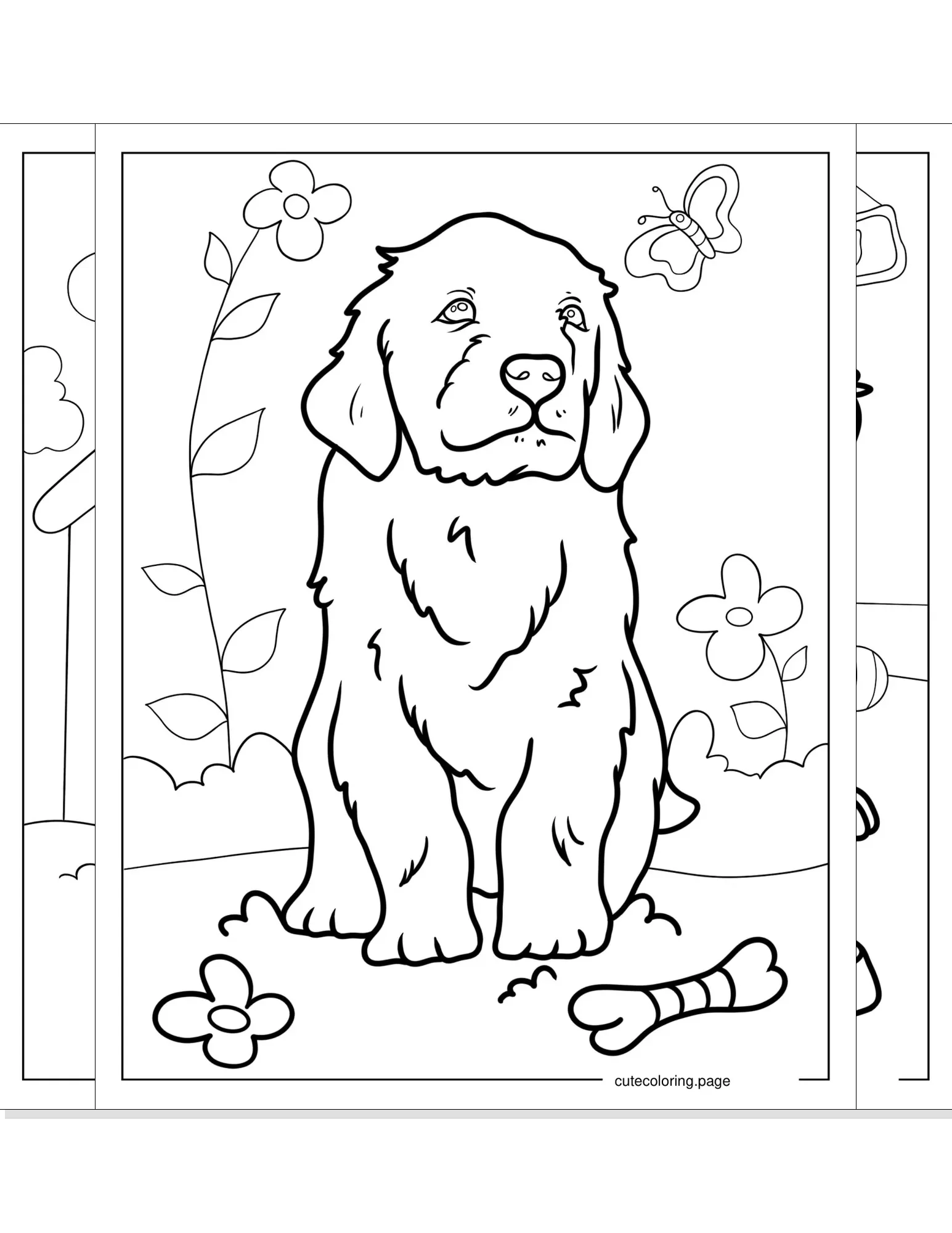 puppy coloring pages coloring page