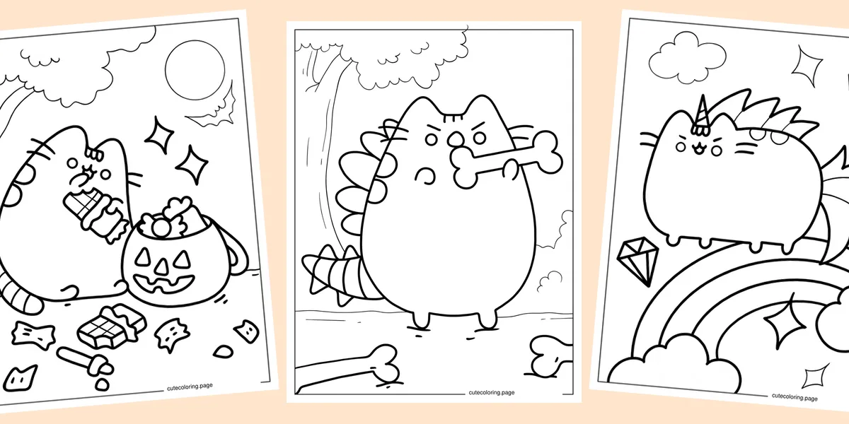 pusheen-coloring-pages