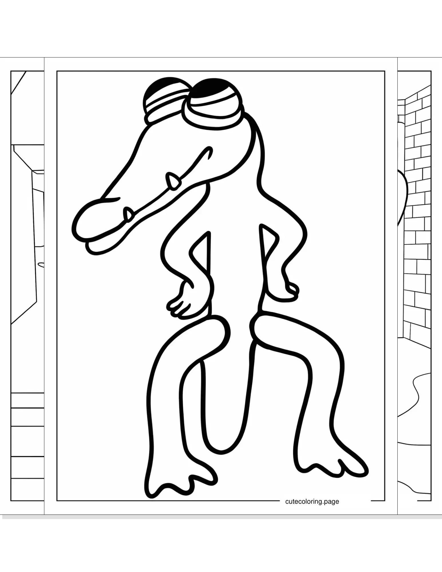 rainbow friends coloring pages coloring page