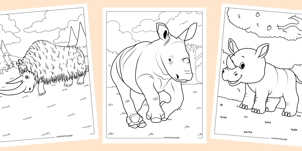 rhino-coloring-pages