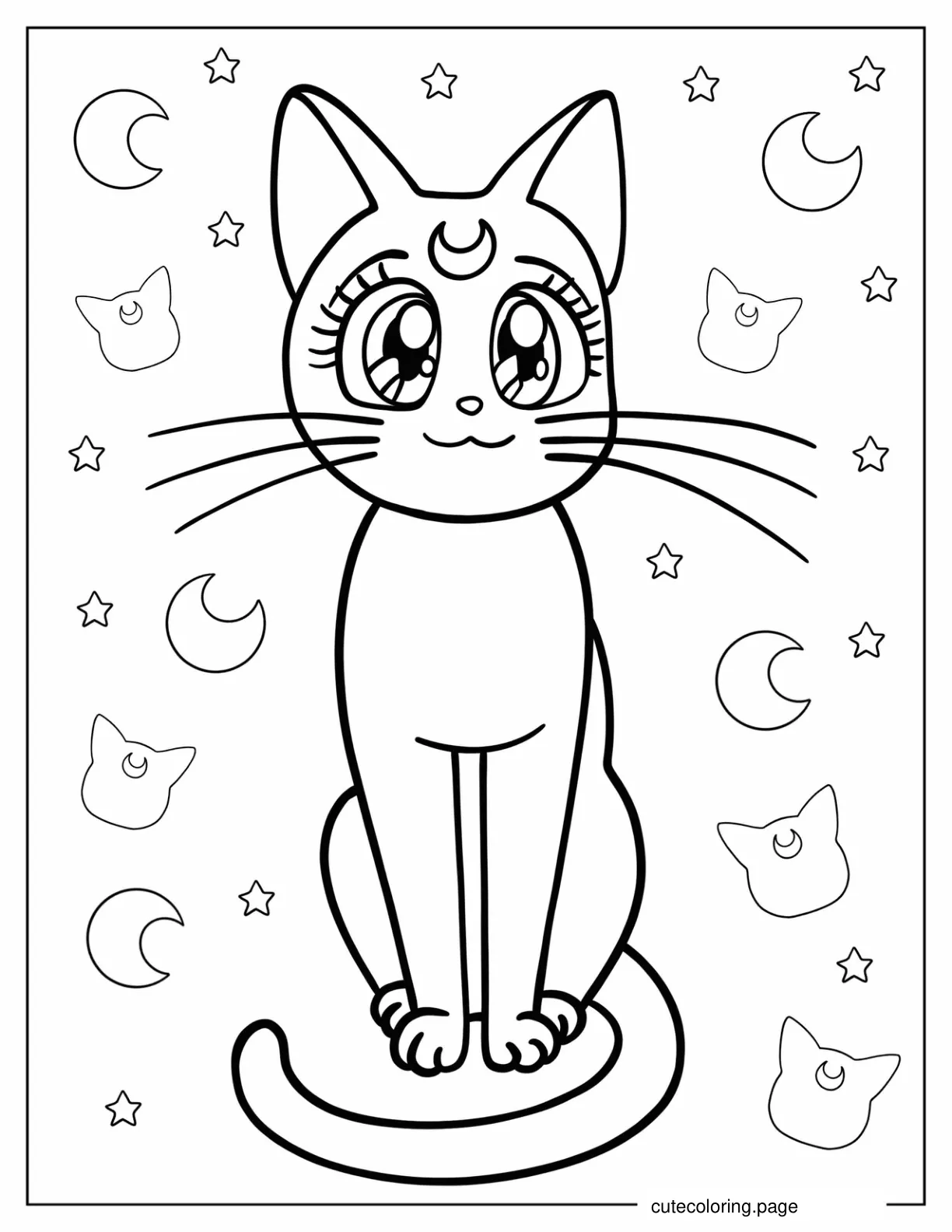 Cute Artemis Coloring In For Kids coloring page