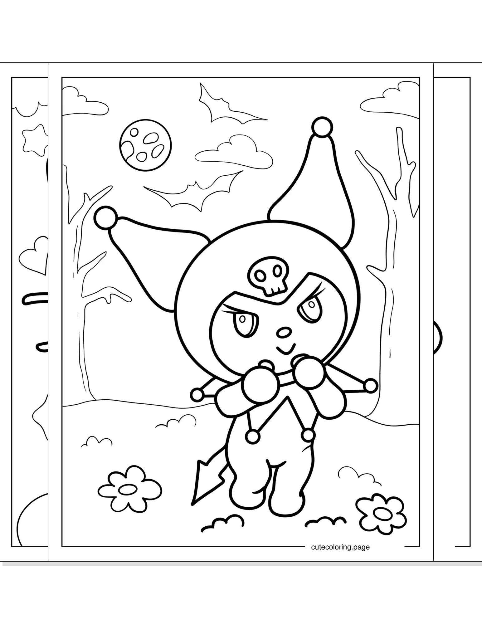 sanrio coloring pages coloring page