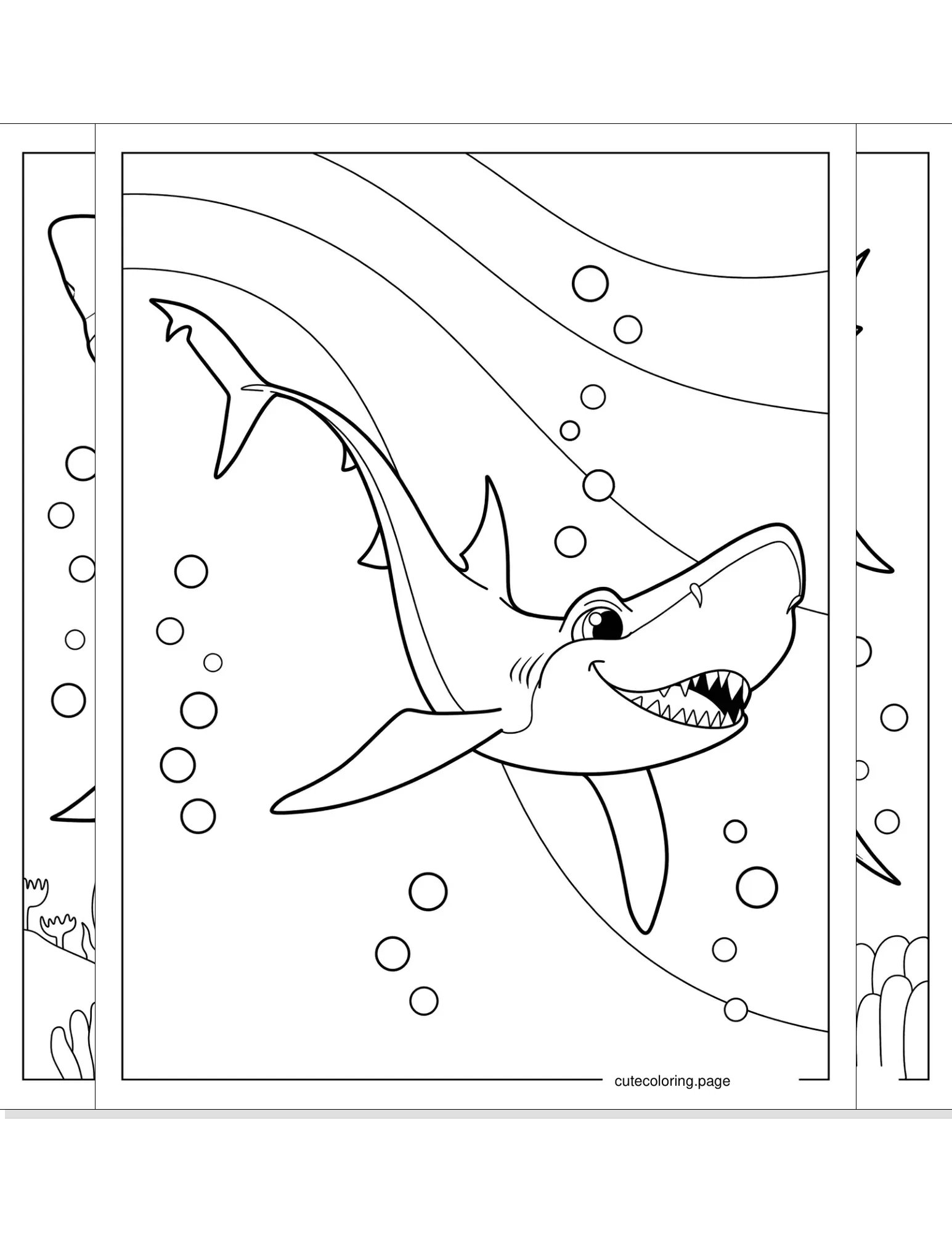 shark coloring pages coloring page