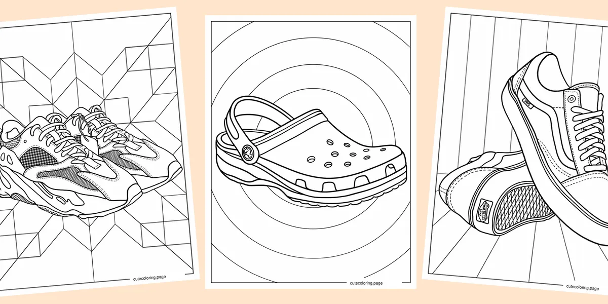 shoe-coloring-pages