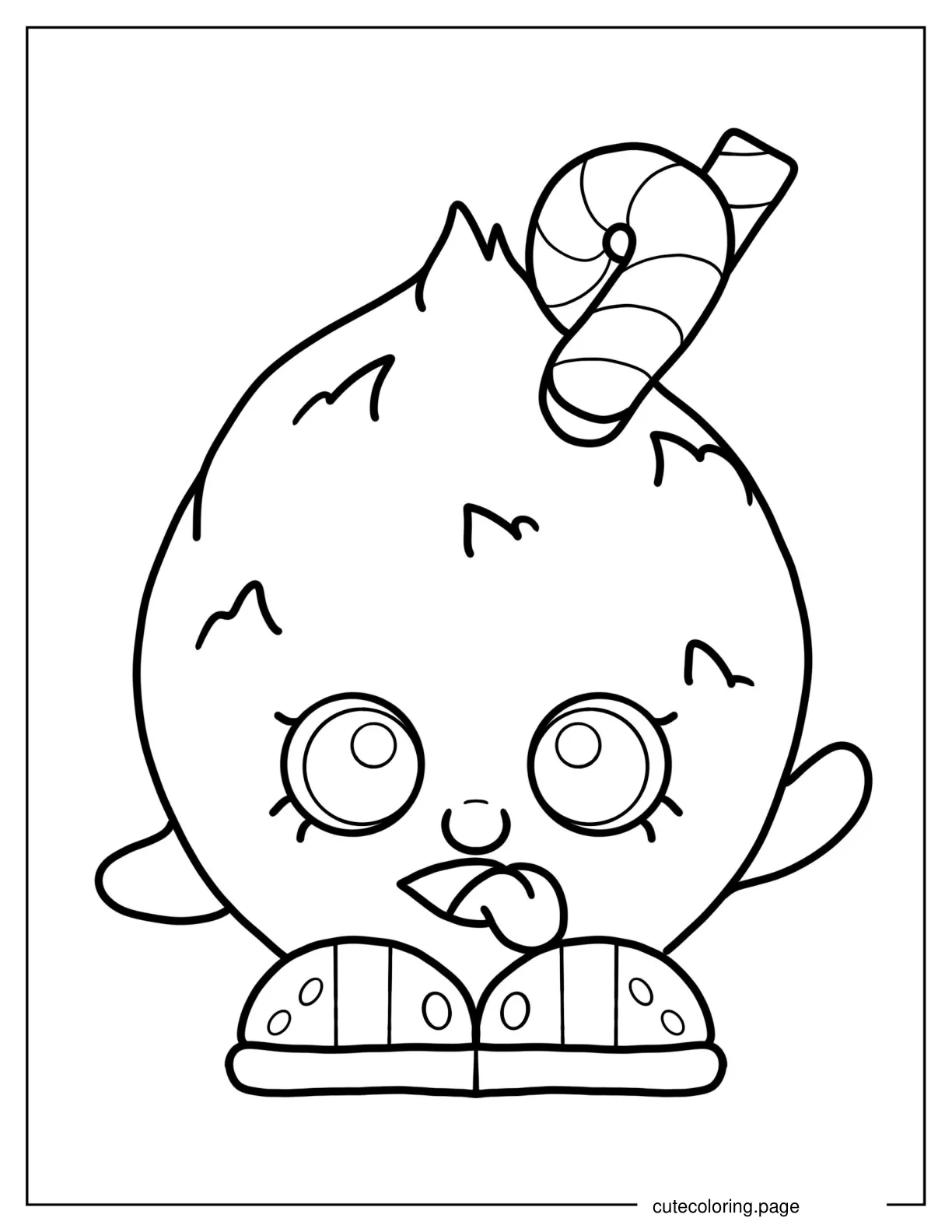 Coco Nutty Shopkins coloring page