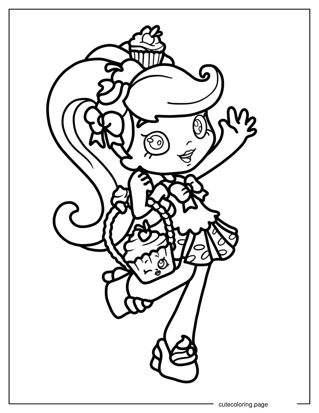 Jessicake Shopkins coloring page