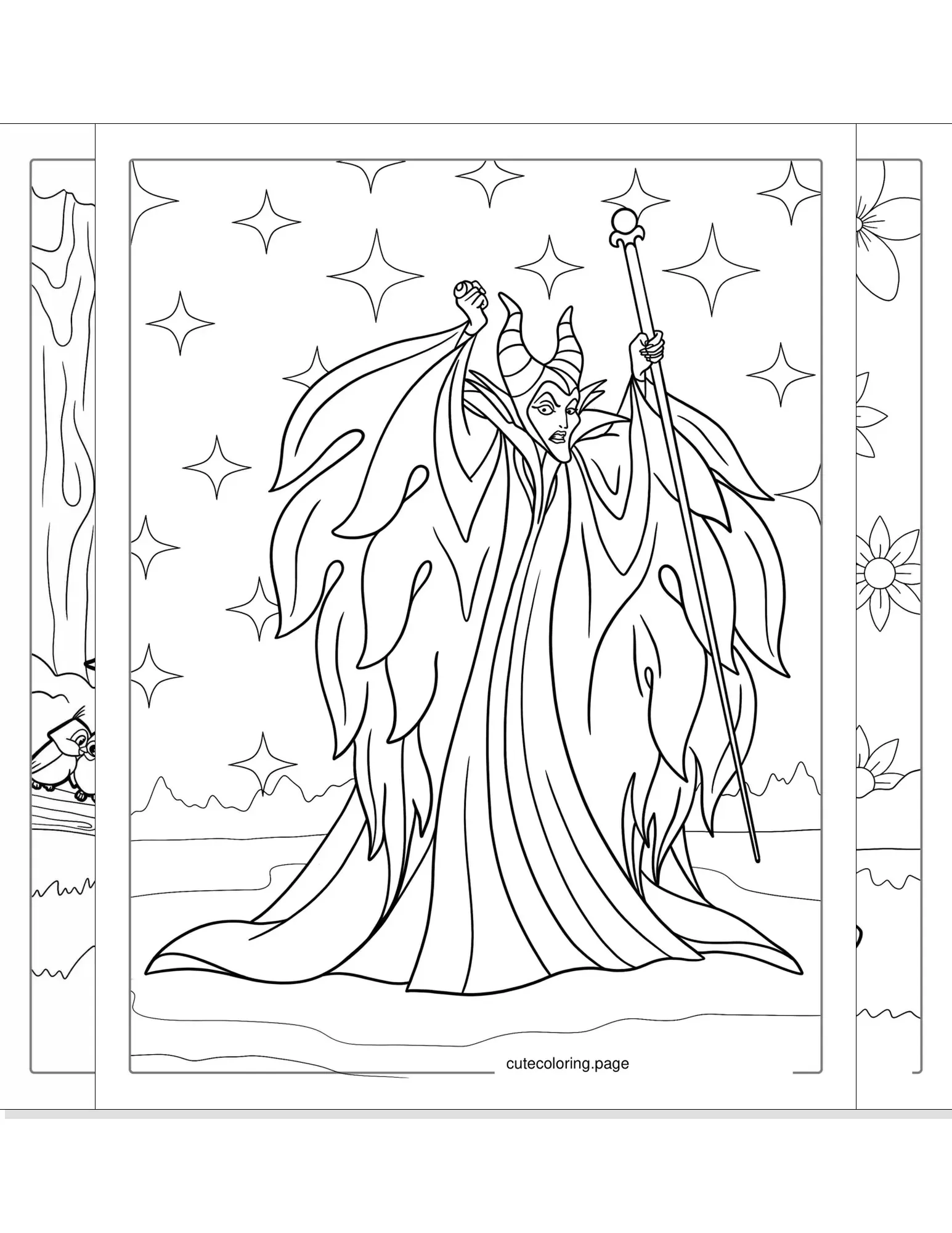 sleeping beauty coloring pages coloring page