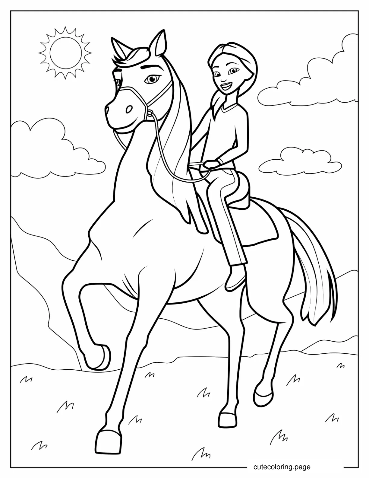 Chica Linda and Abigail To Color coloring page