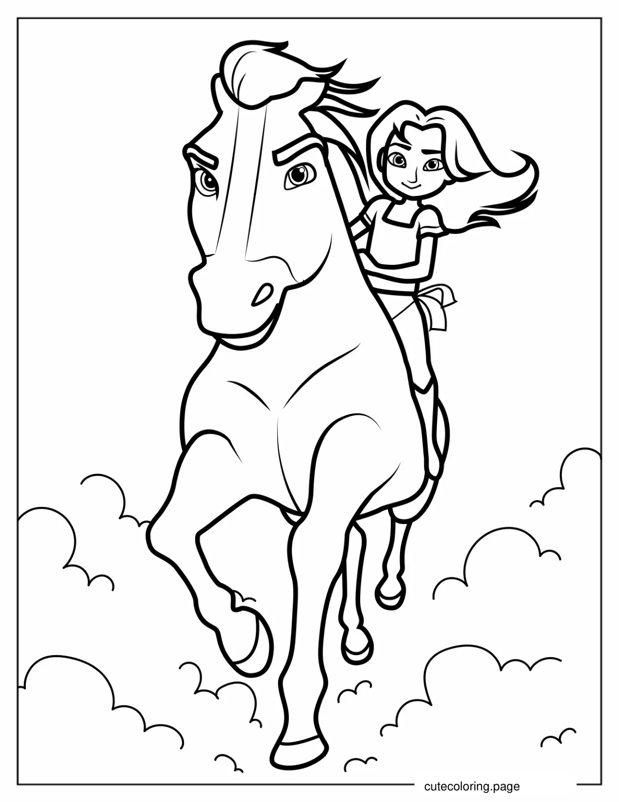 Coloring Sheet Of Pru And Chica Linda coloring page