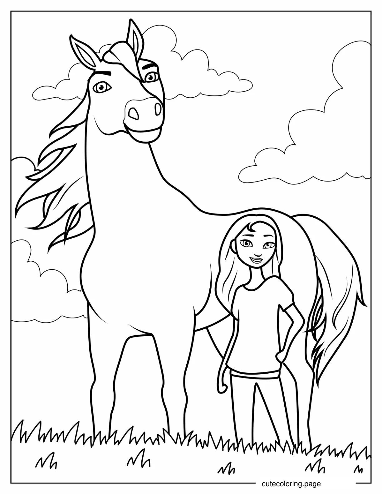 Pru And Chica Linda Coloring Sheet coloring page