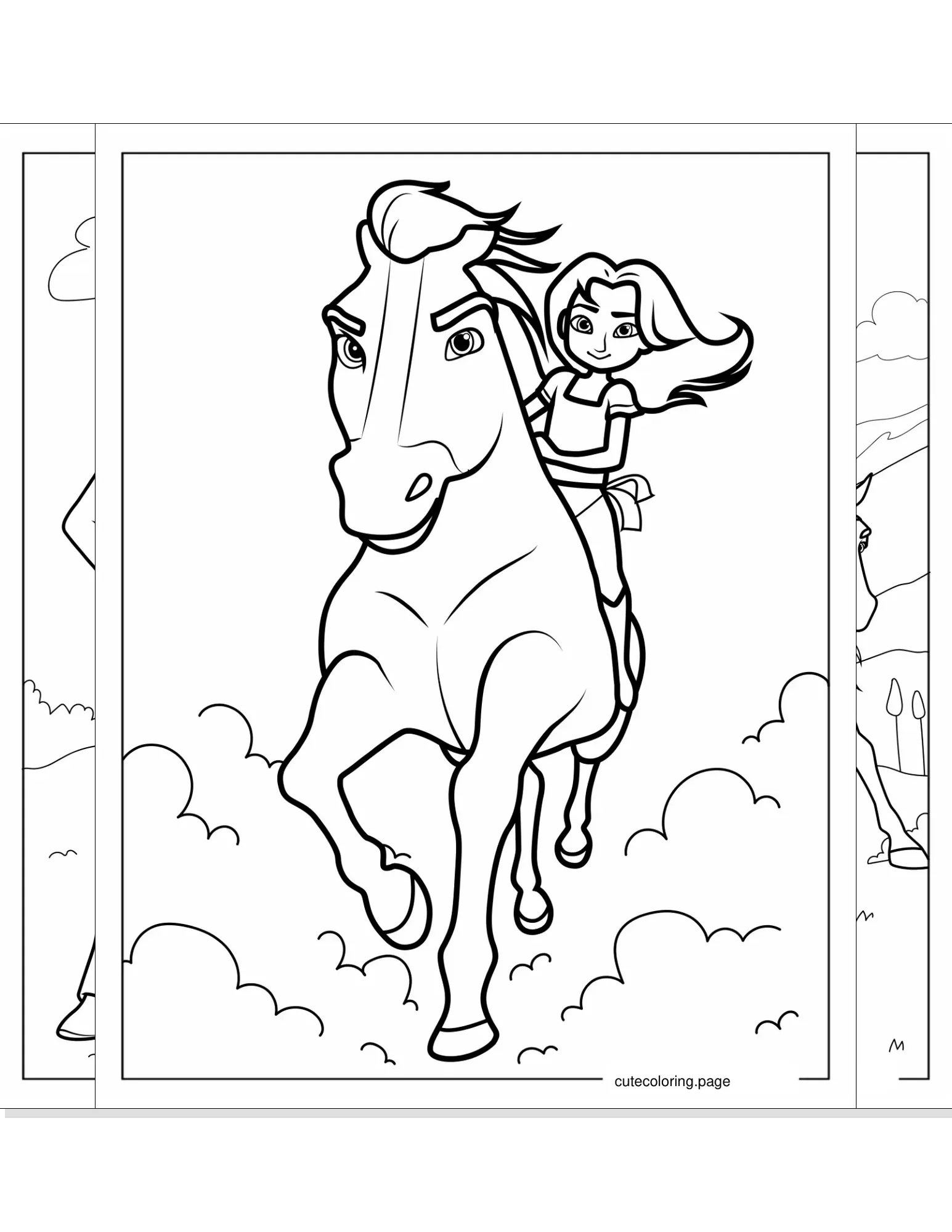 spirit coloring pages coloring page