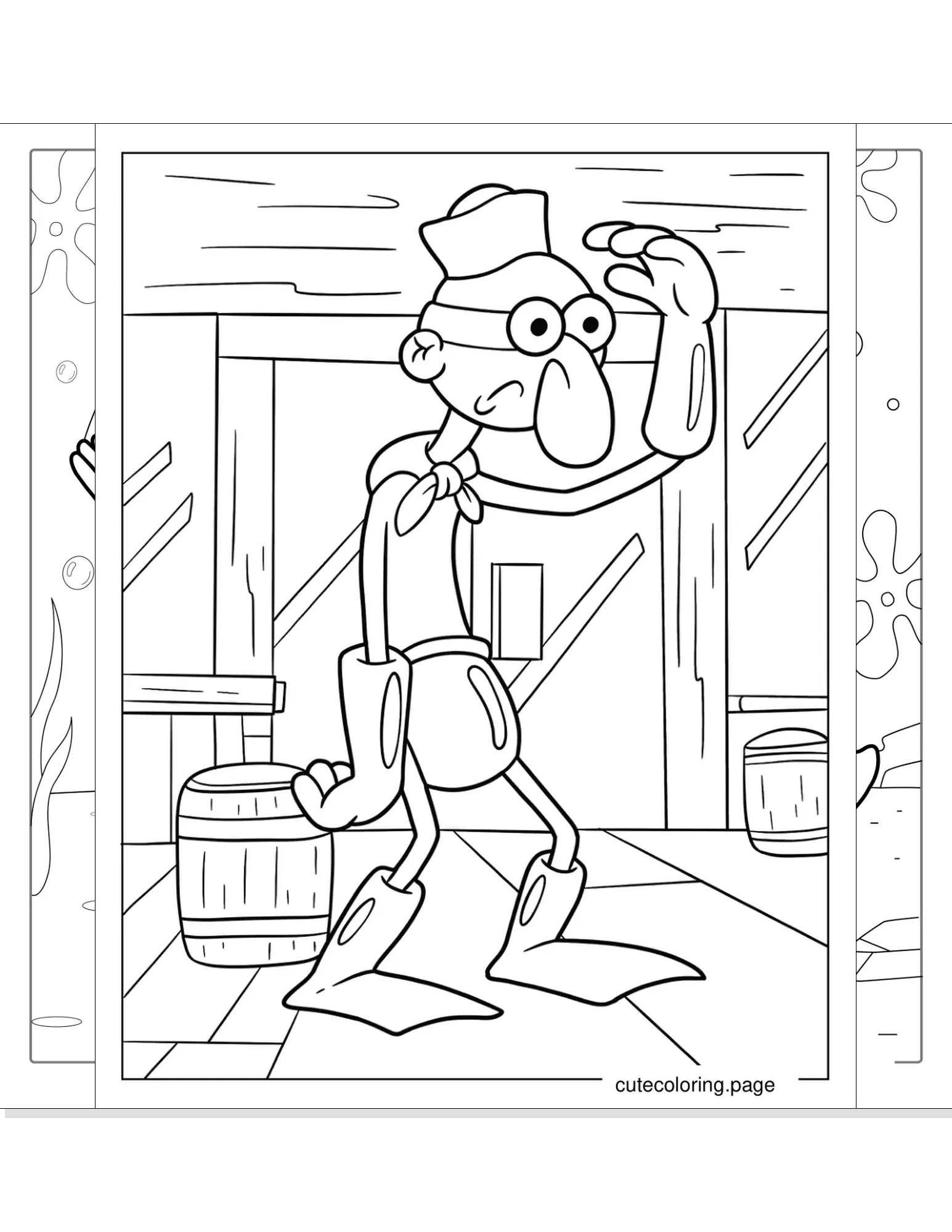 spongebob coloring pages coloring page