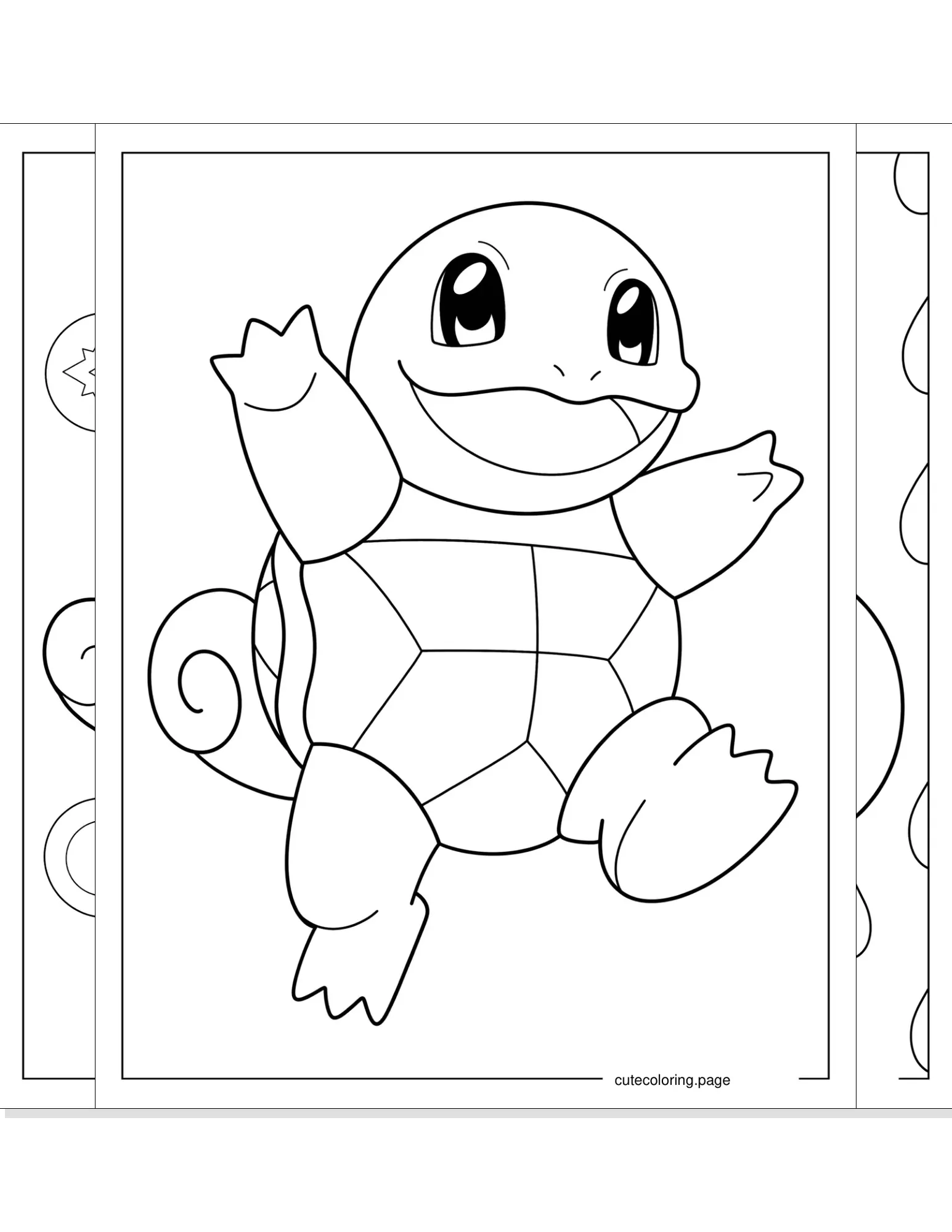 squirtle coloring pages coloring page