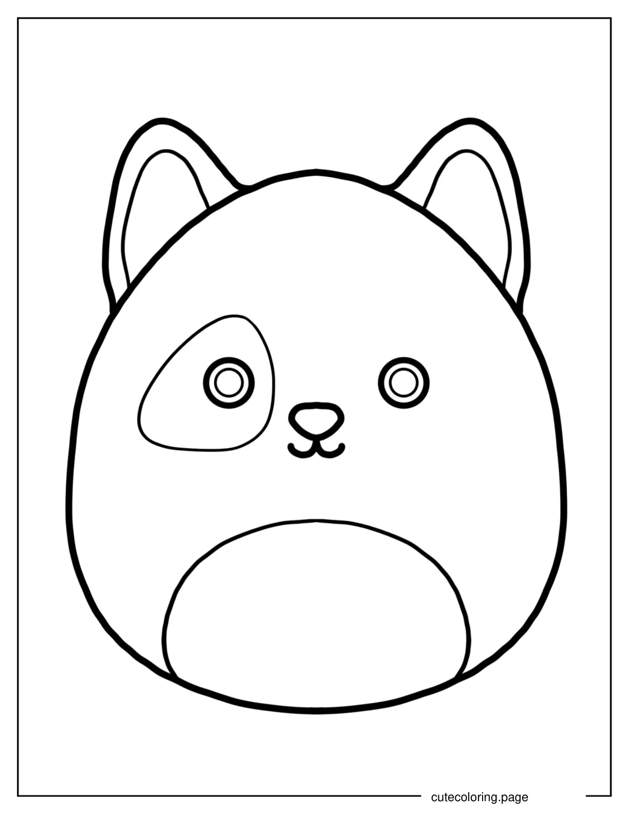 Molinda The Bull Terrier Squishmallow coloring page