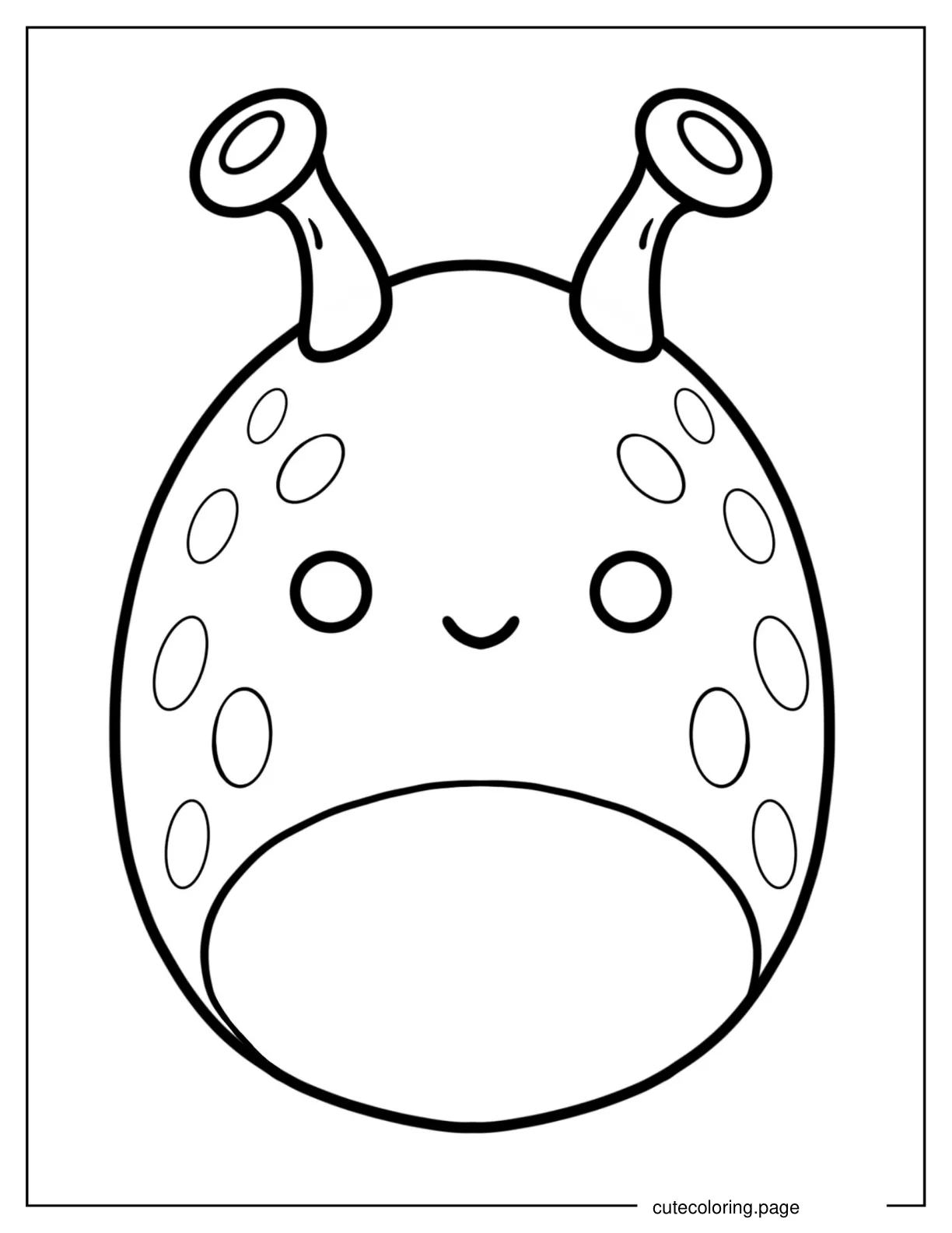 Patrona The Alien Squishmallow coloring page