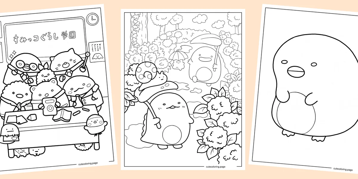 sumikko-gurashi-coloring-pages