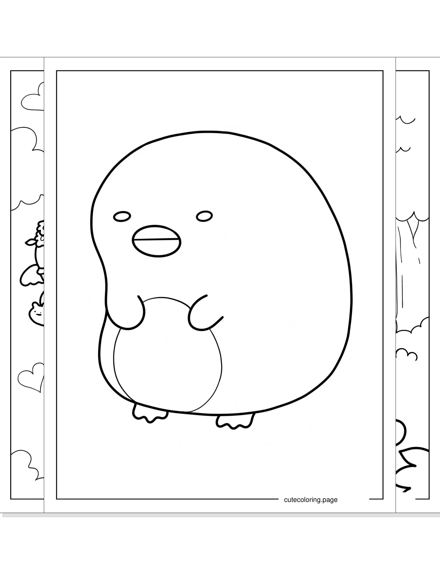 sumikko gurashi coloring pages coloring page