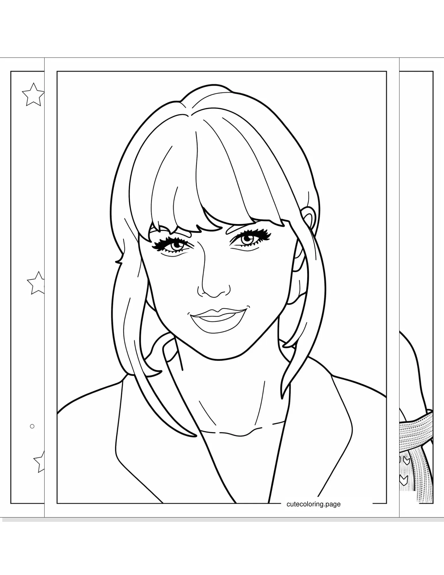 taylor swift coloring pages coloring page