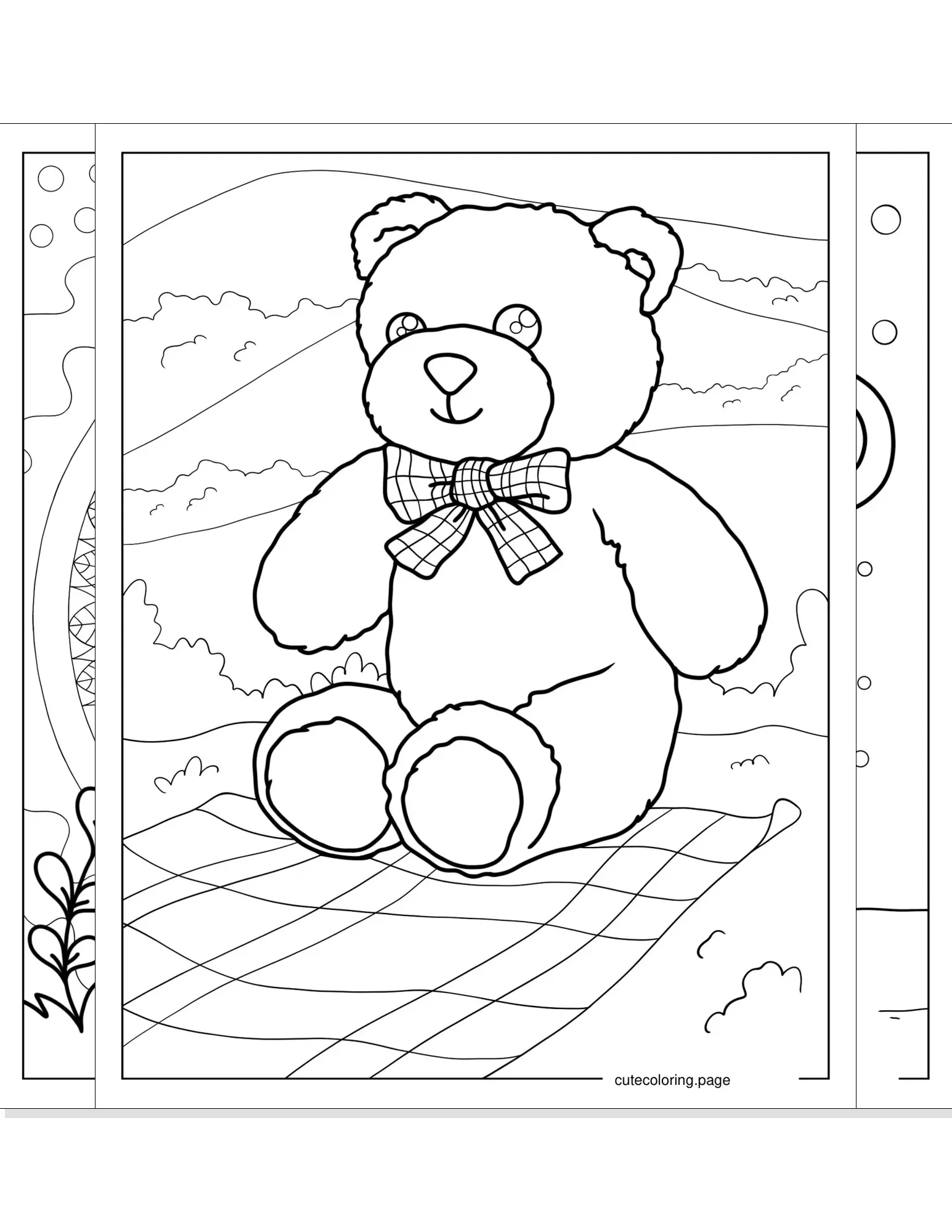 teddy bear coloring pages coloring page