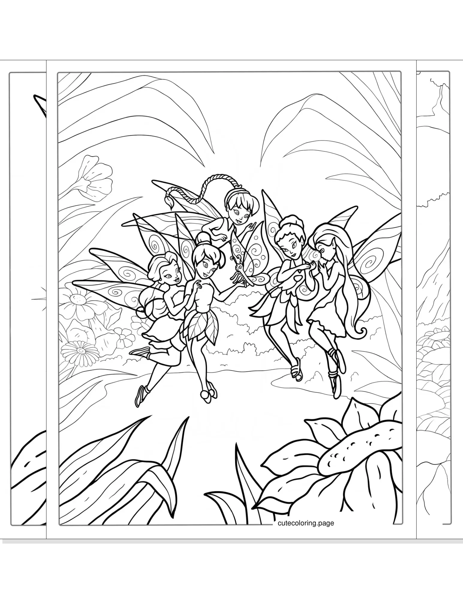 tinker bell coloring pages coloring page