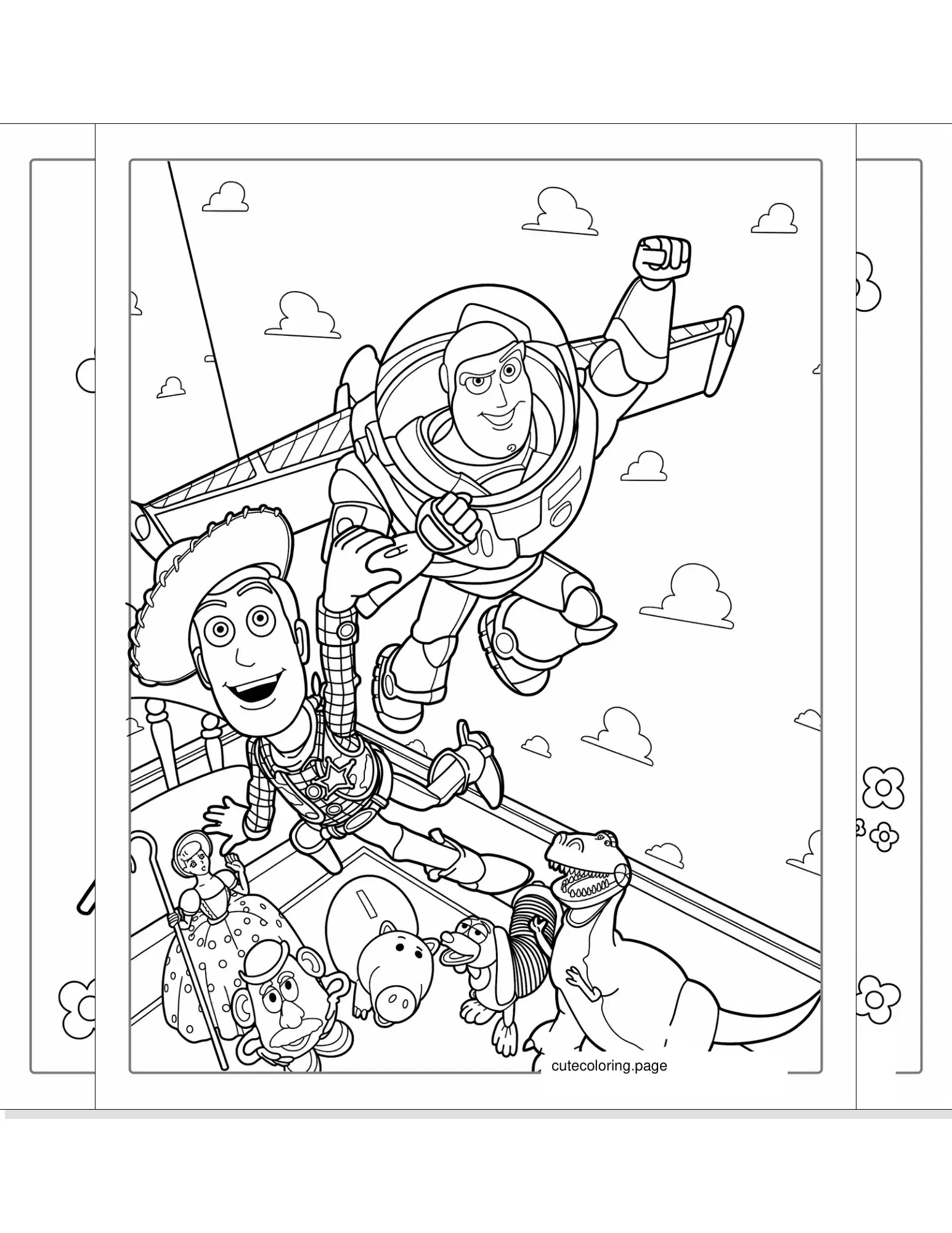 toy story coloring pages coloring page