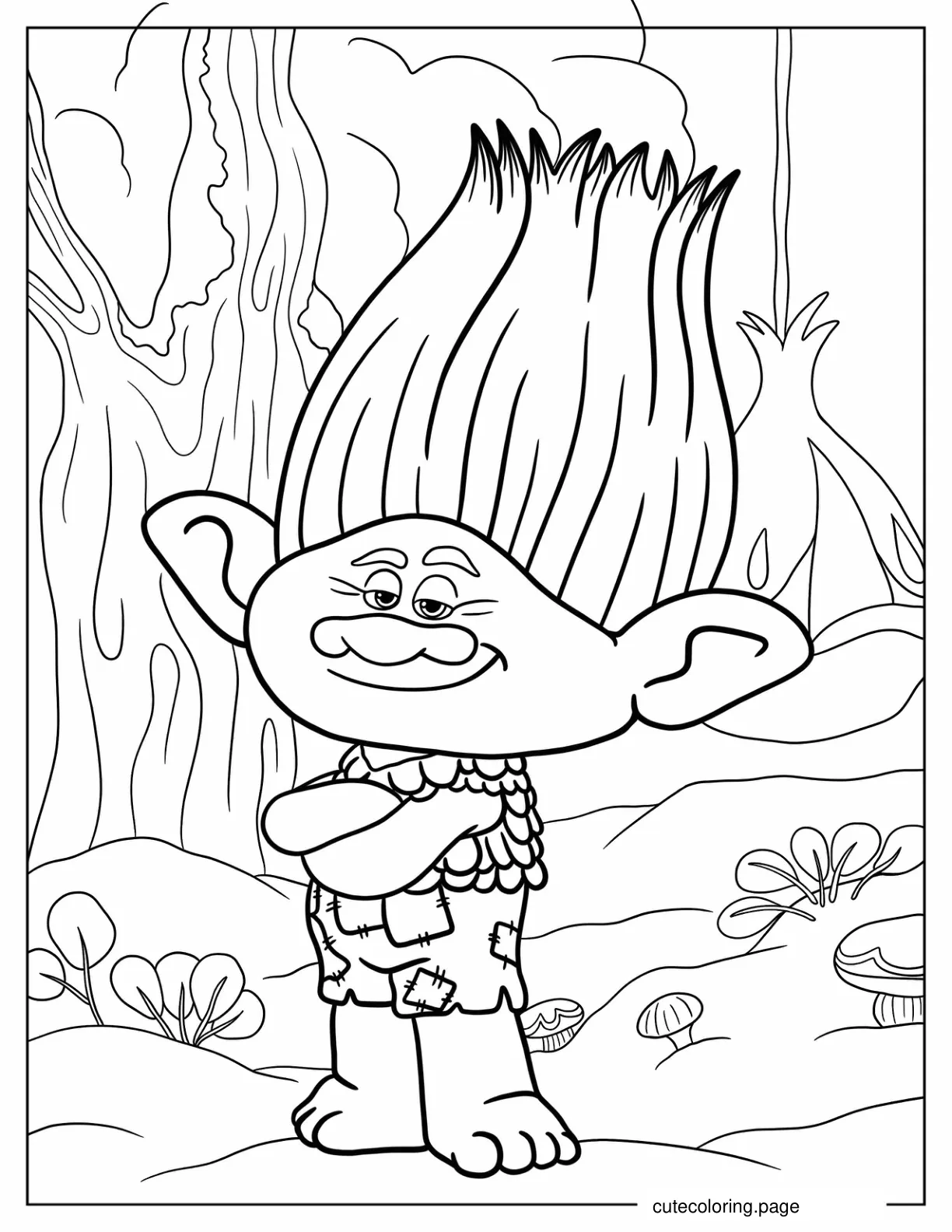 Detailed Coloring Page Of Branch coloring page