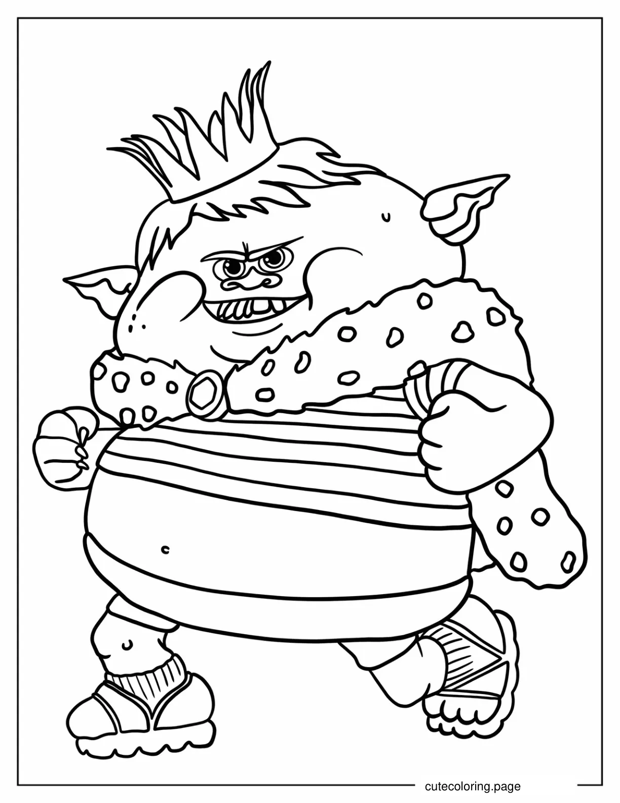 Easy Prince Gristle Coloring Sheet for Preschoolers coloring page