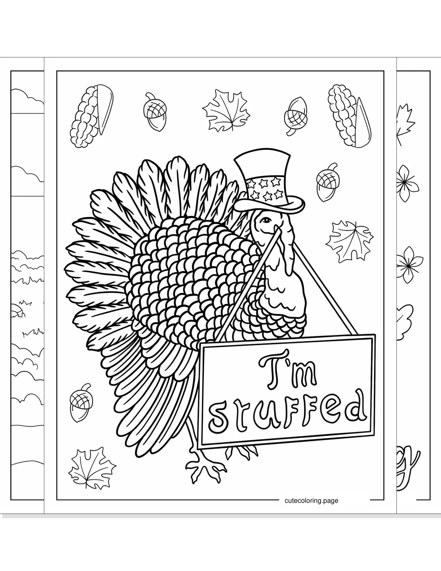 turkey coloring pages coloring page