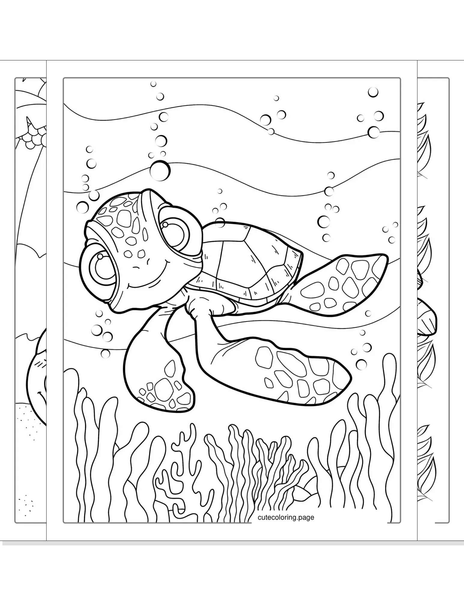 turtle coloring pages coloring page